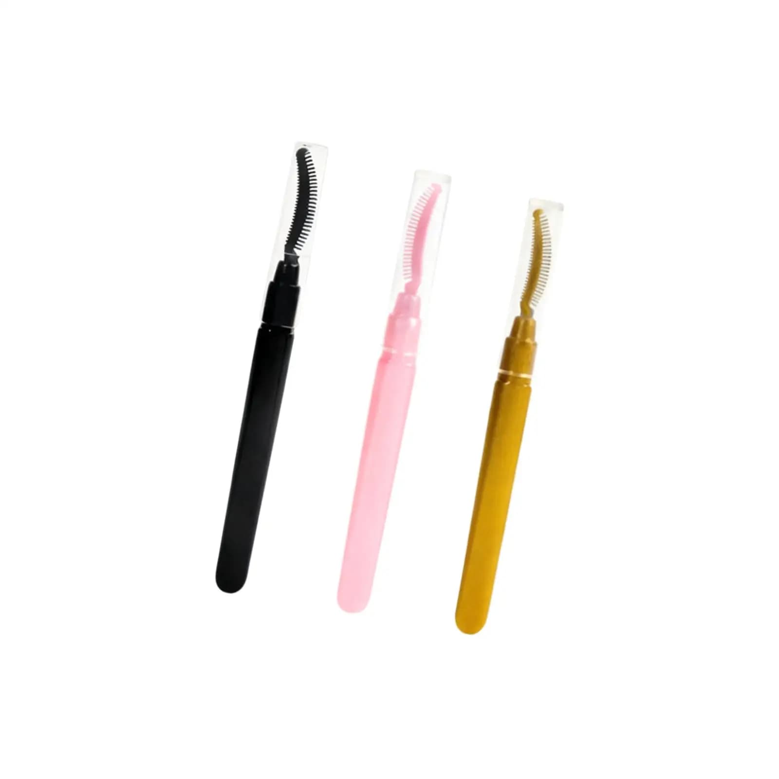 Microbrush Separatore Ciglia in Silicone con Cappuccio Antipolvere, Spazzola Mascara per Cura e Sollevamento Ciglia e Sopracciglia