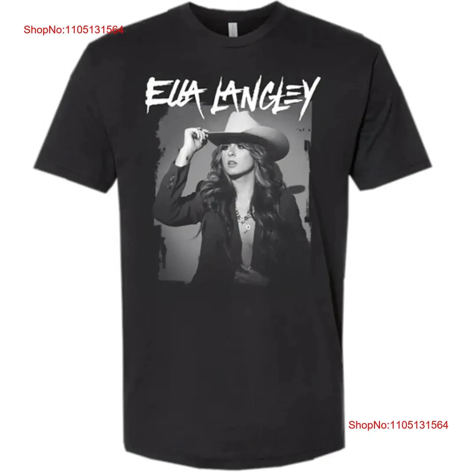 NEW Ella Langley Ella Cotton T-shirt All sizes S 345XL Friends 5HRC103 Top vintage washed versatile and elegant for everyday use