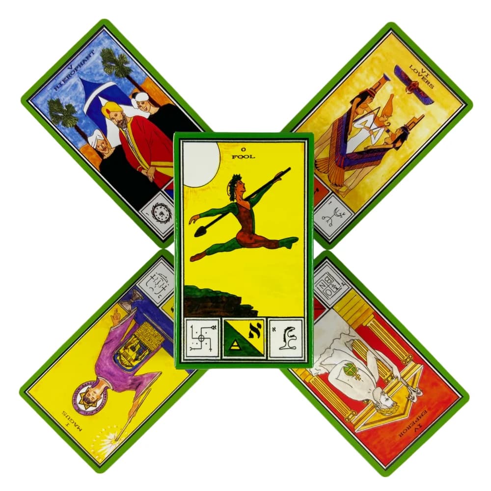 Tarot of Ceremonial Magick A 78 Tarot cards Divination Deck English Versions Edition Oracle Board Playing Game For Party