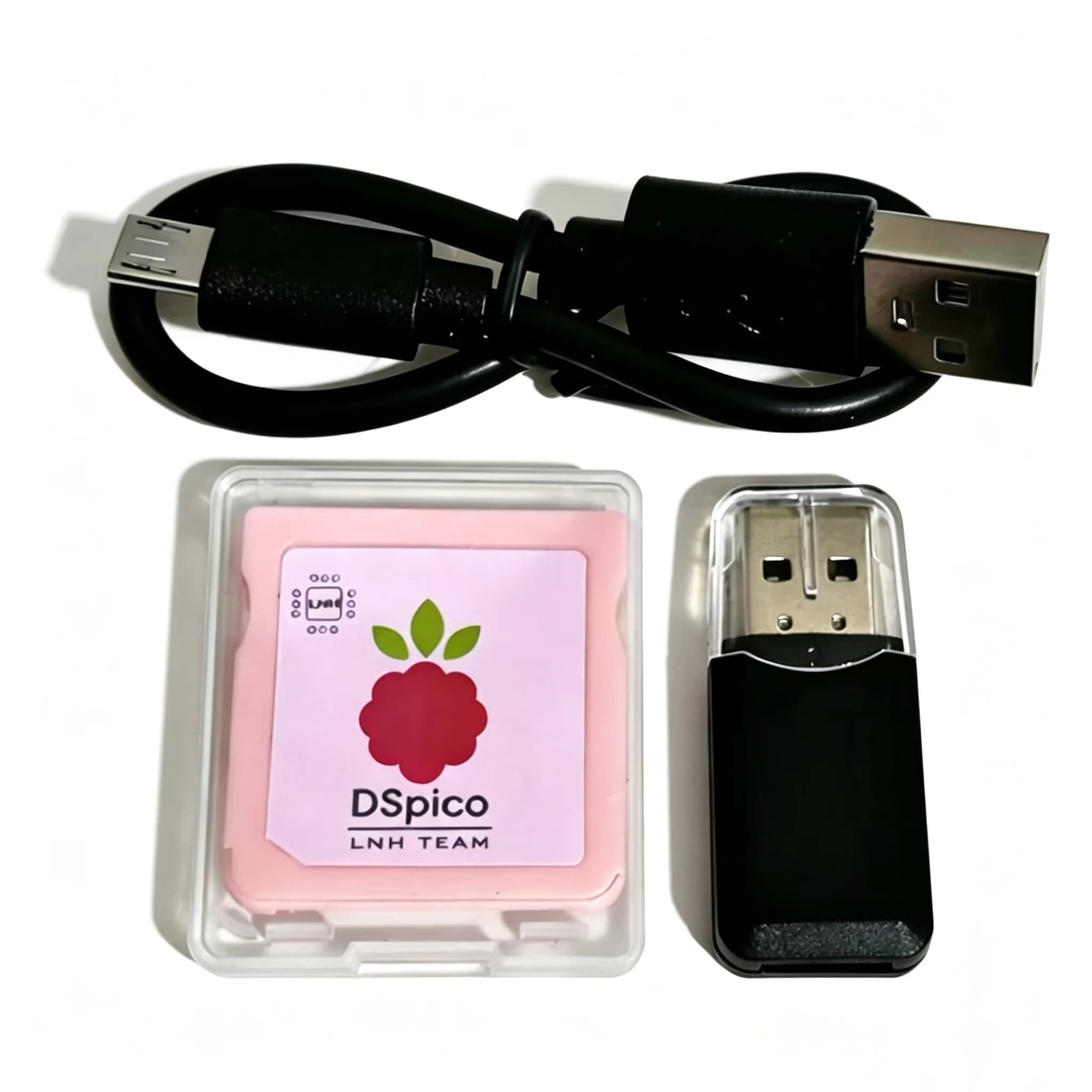 Nuovo lettore di giochi DSpico con custodia rosa stampata a iniezione, MCU RP2040, modalità DS e Pico Launcher per console NDS, NDSL, DSi, 3DS