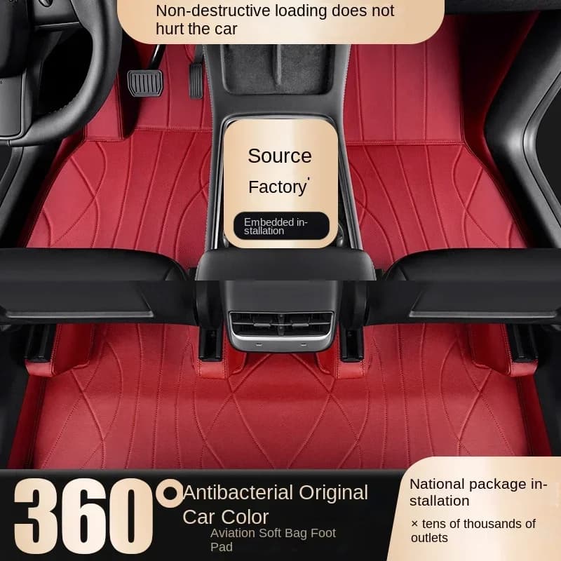 Original antibacterial cap for auto color 360 with soft aviation bag, suitable for fully closed mat Tesla BYD Xiaopeng NIO