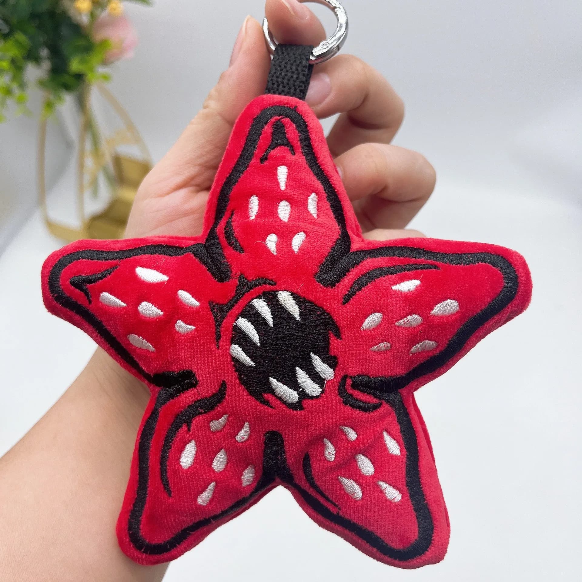 2026 15cm Venus Flytrap Monster Keychain & Bag Charm Soft Stuffed Doll Decor for Fans Gift