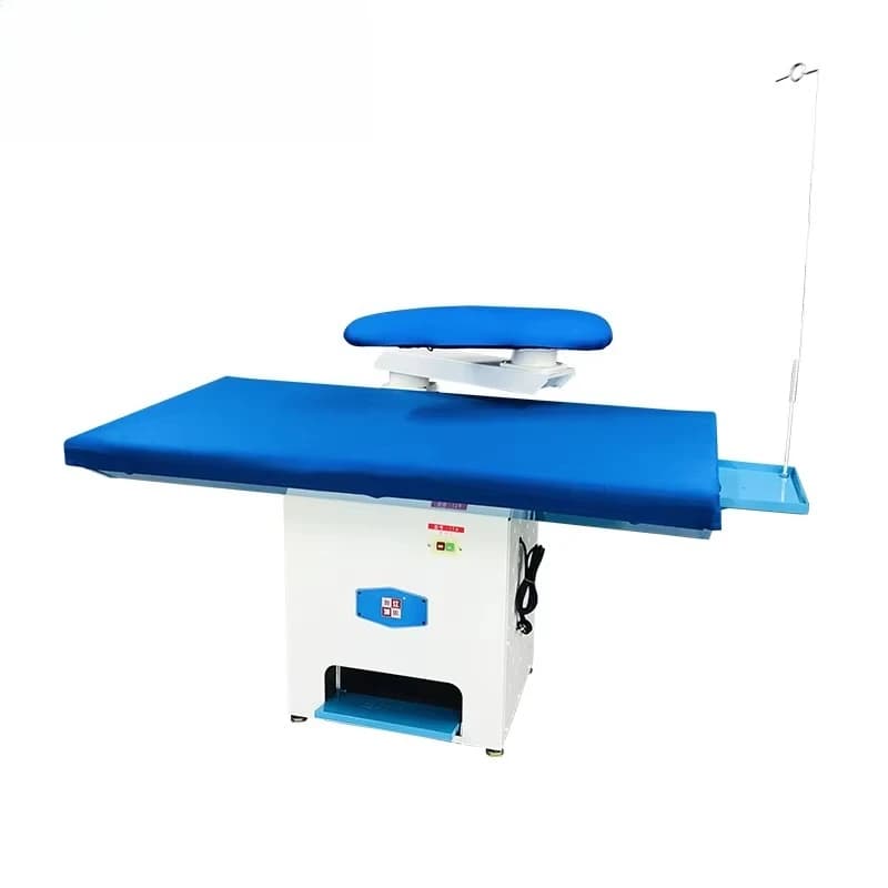Tavolo da Stiro Completamente Automatico con Caldaia a Vapore per Industria Tessile e Lavanderia