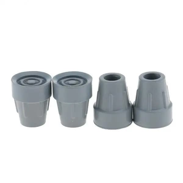 Trekking Poles Tips Rubber Crutch End Heavy Duty Non Slip Pad for Walking Cane Metallic Reinforcement