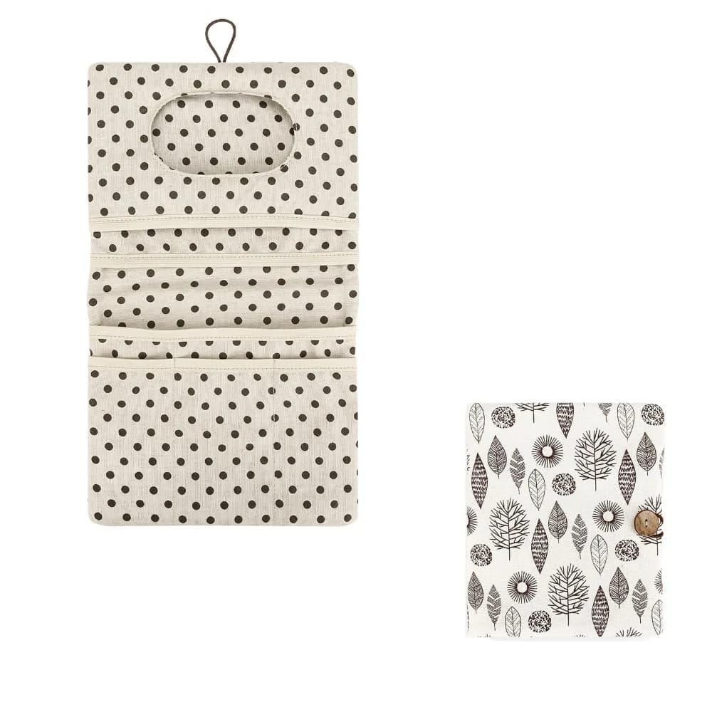 Custodia per pannolini per bambini modello cartone animato Borse portaoggetti per passeggino multiscomparto portatili Pieghevoli morbide