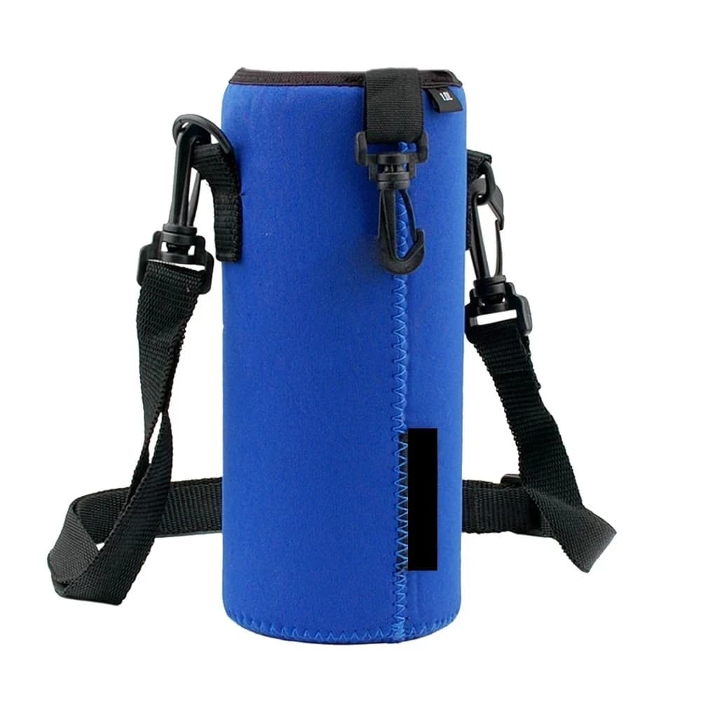 Portaborraccia portatile Sport Portaborraccia in neoprene isolato Custodia Borsa Tracolla 550ml Manica Spalla regolabile S