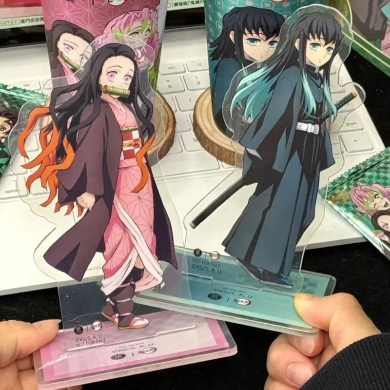 Demon Slayer DIY Acrylic Stand Kamado Tanjiro Nezuko Tokitou Muichirou Anime Character Standee Desk Decor Collectible Gift