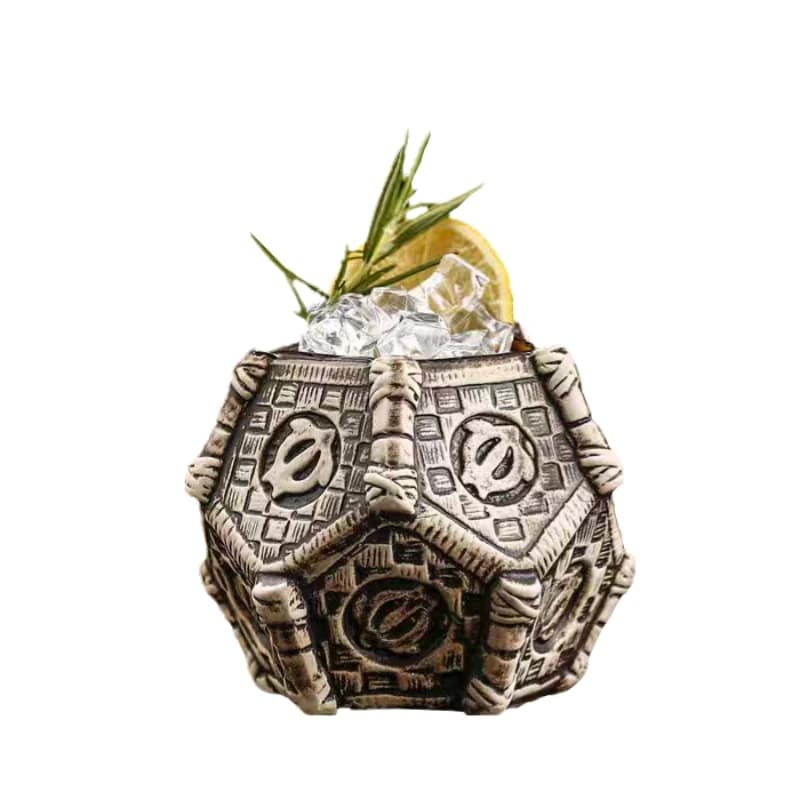 Tazza Tiki in ceramica Hawaii da 450 ml Tazza da cocktail creativa Tazze Tiki dell'Isola di Pasqua Regalo di Halloween per set da cocktail per gli amici