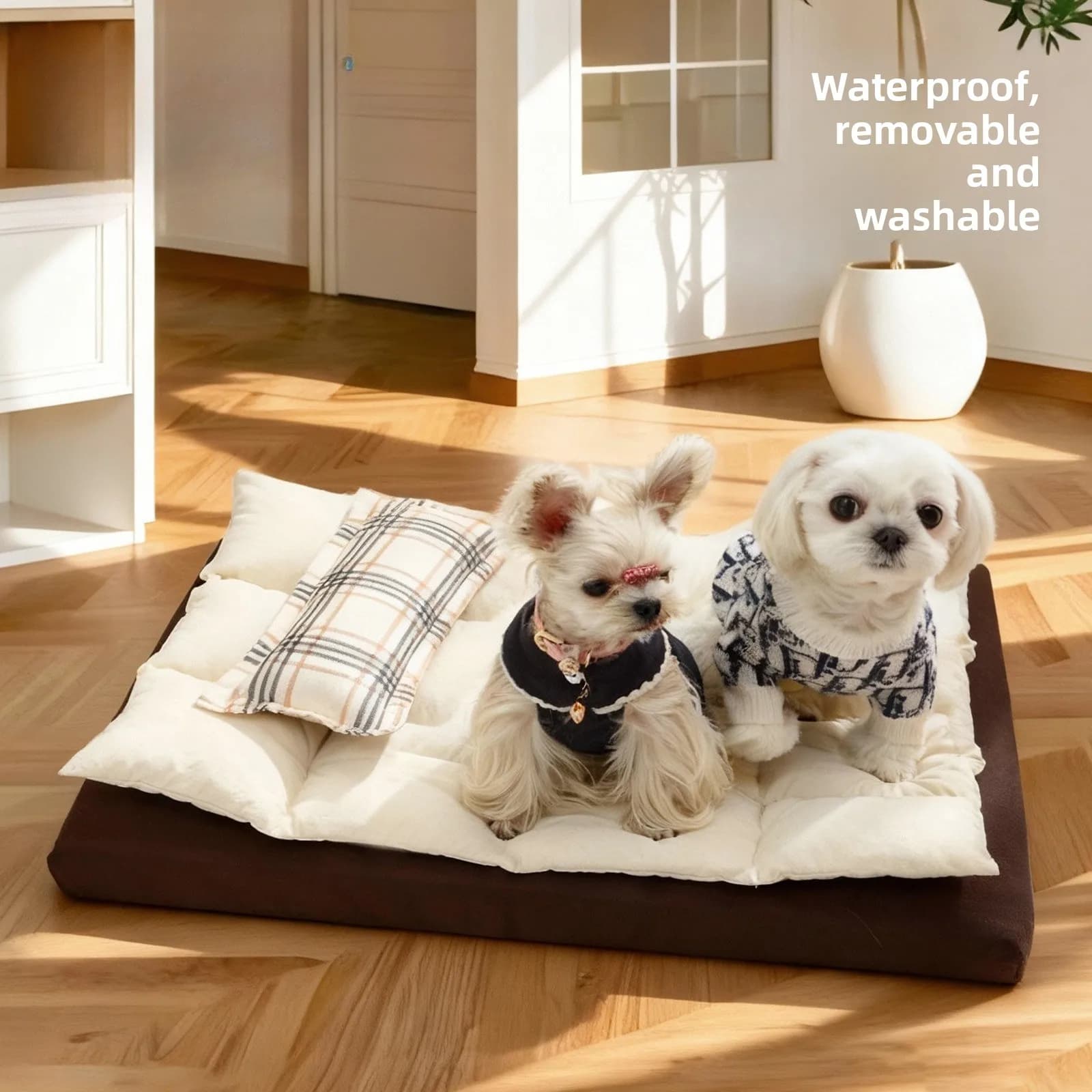 Cuccia Universale per Animali Domestici Quattro Stagioni, Letto Estivo per Cani Traspirante e Rimovibile, Adatto a Cani e Gatti