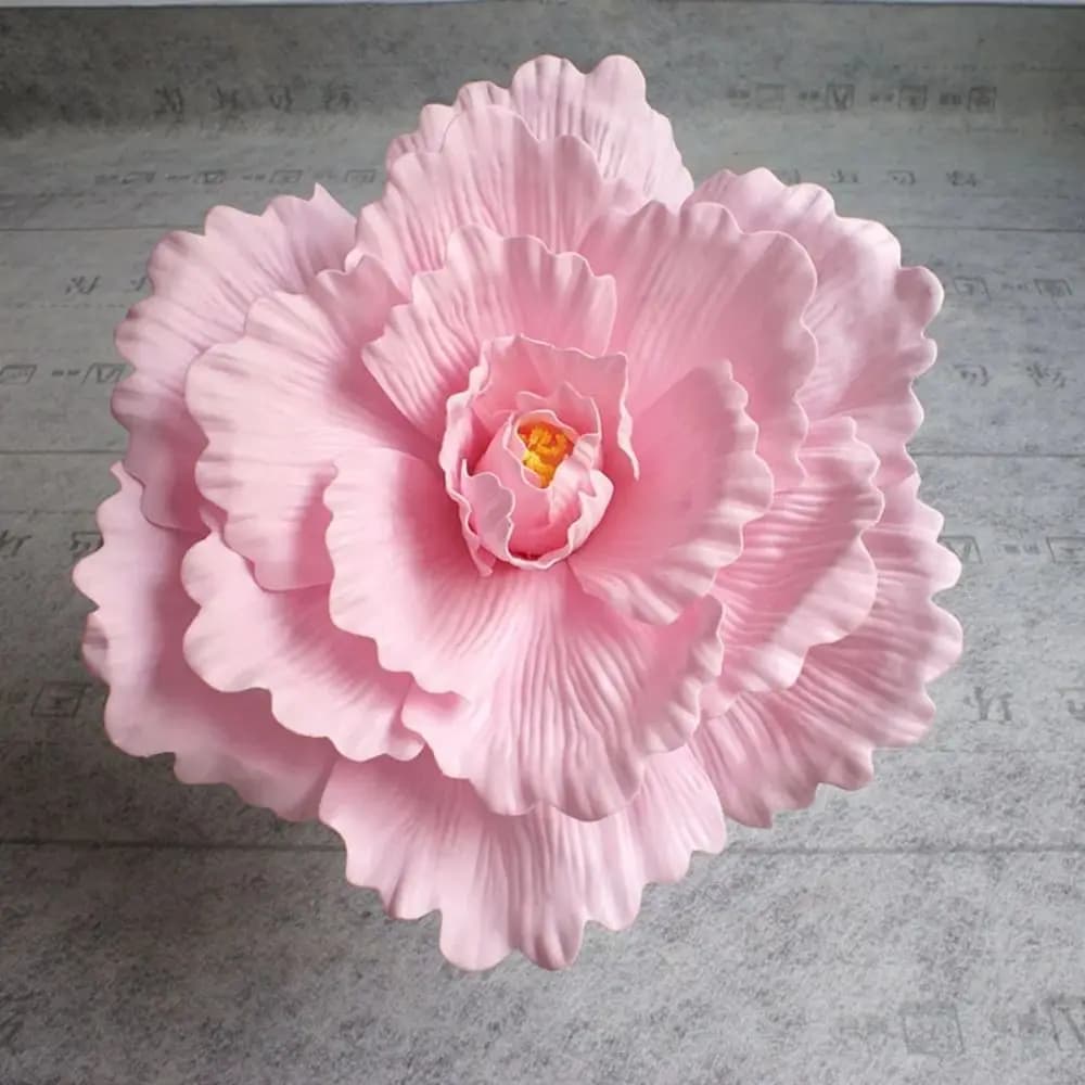 Nuovo 50CM PE Schiuma Fiore di rosa Decorazione di nozze gigante Peonia Fiore falso Puntelli per foto Fornitura per feste in scena Simulazione Fiori di rosa