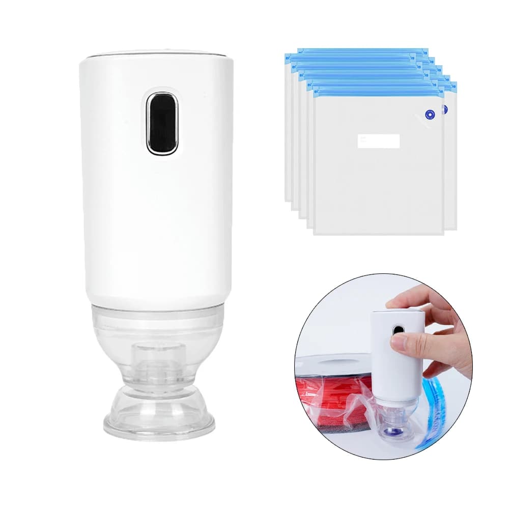 Copper Reusable Storage Bag 3D Filament Filament PLA Vacuum Sealed Bags USB Rechargeable Electric Pump Drying Filament Dryer