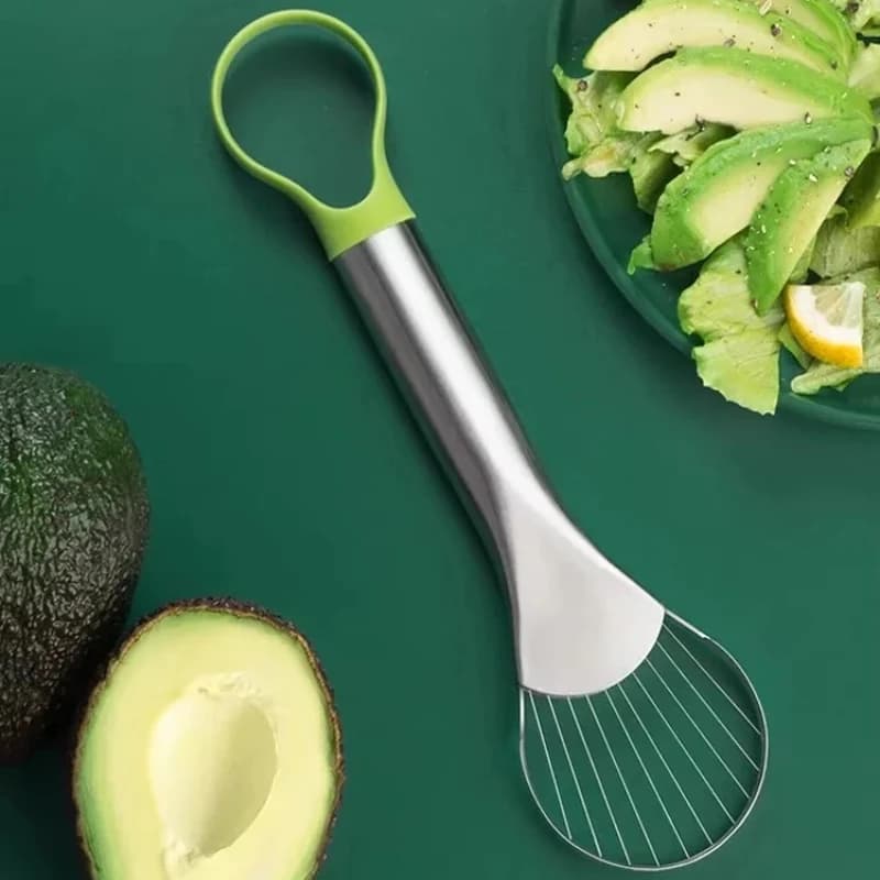 1PC Fruit cutting Avocado knife Gadget Brakes Stainless Steel Gadget Kitchen Gadget All for kitchen and house Fruit dragon slices