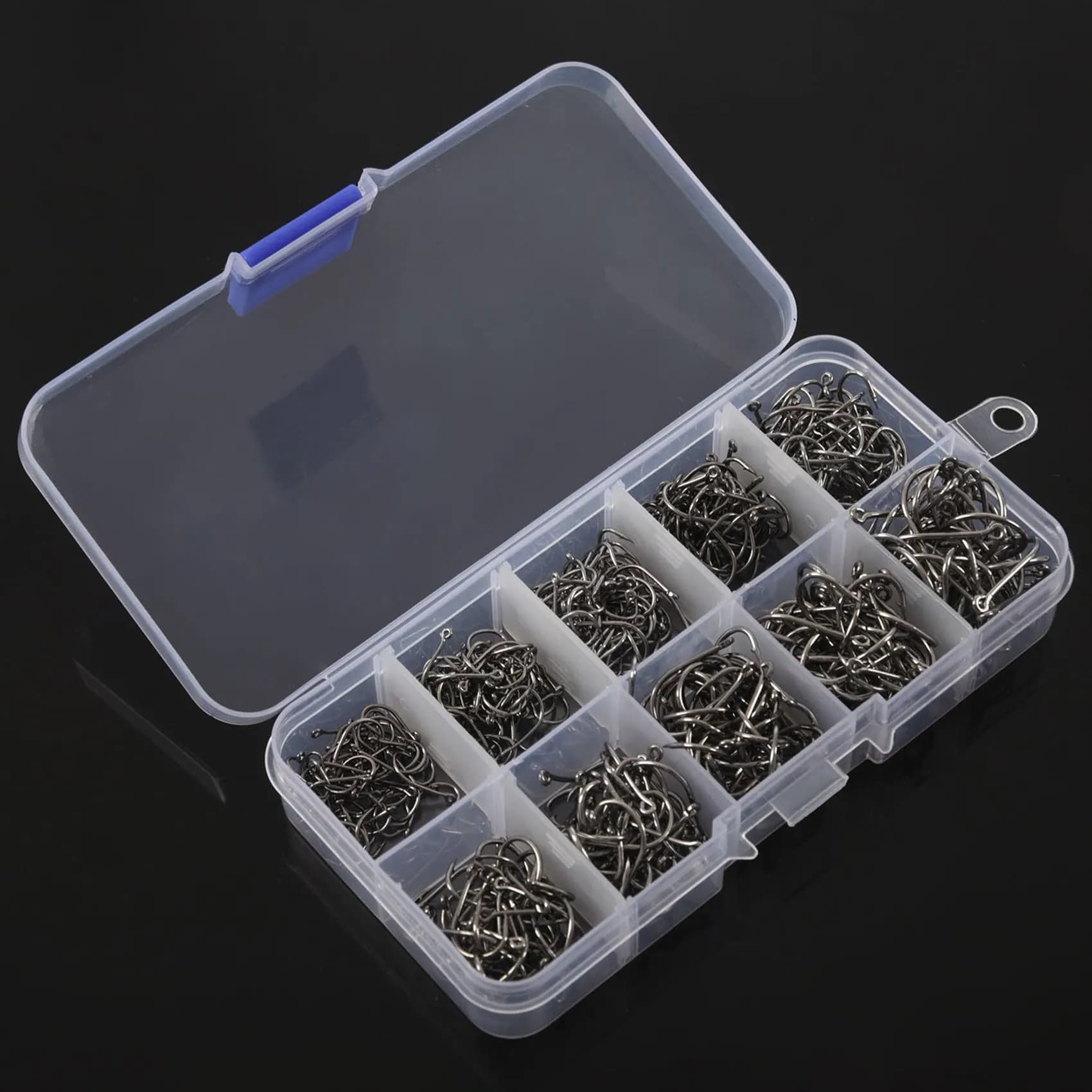 ABVH-1000 Fishing Parts with Hole, Fishing Equipment Box, 10 Measures, Carbon Steel