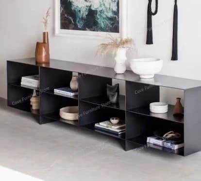 Italian Unique Tv Stand Minimalist Modern Metal Legs Glam Tv Stand Simple Industrial Mueble Para Televisor Room Furniture