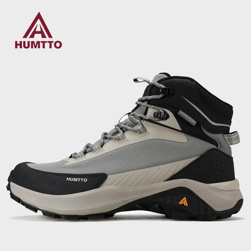 HUMTTO Scarpe da trekking Uomo Scarpe da arrampicata sportive impermeabili Stivali da viaggio alla caviglia Stivali da caccia Calde scarpe da ginnastica da trekking all'aperto