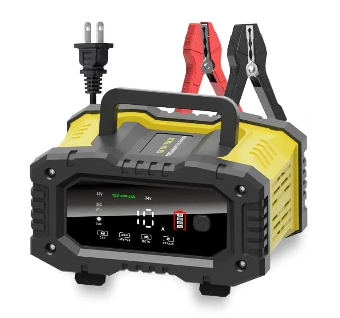 10A Portable 12V24V Motorcycle Battery Charger Portable Car Battery Charger
