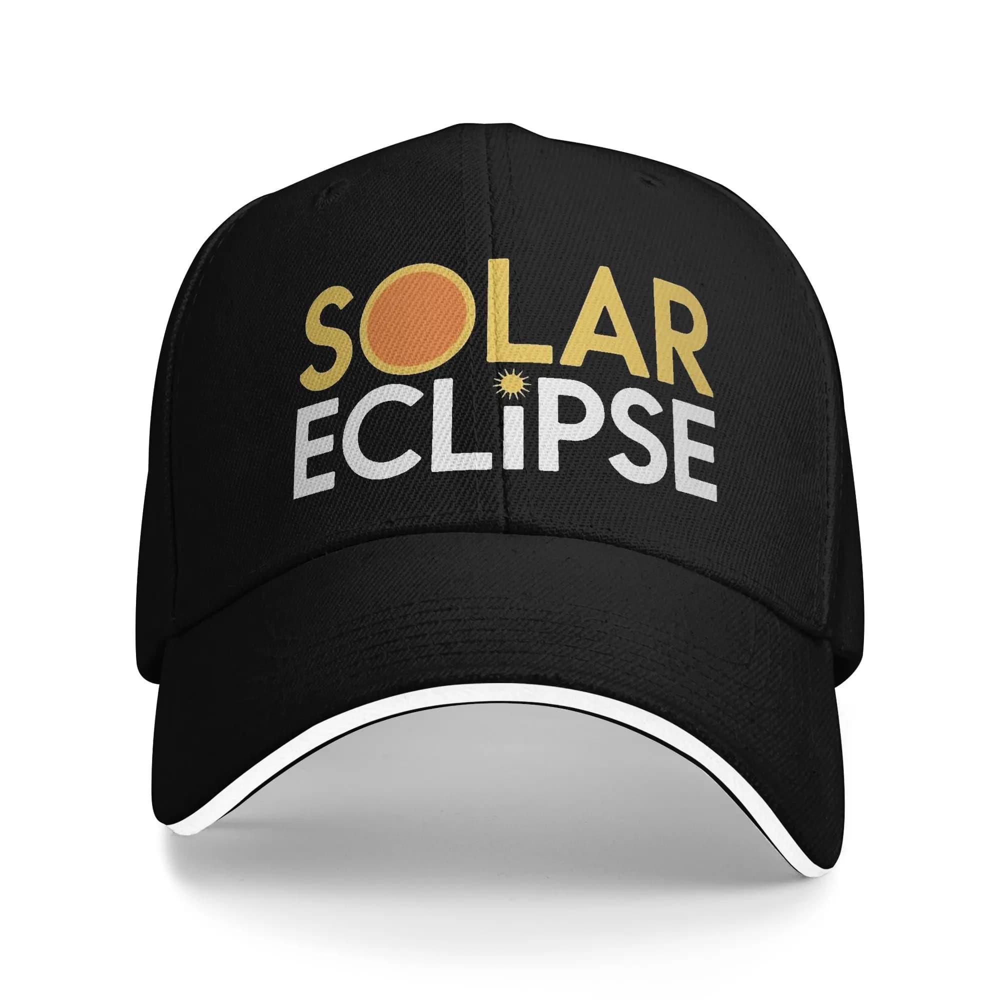 Unisex Spain Total Solar Eclipse 2026 Outdoor Hat Adjustable Cap Casual Baseball Cap Snapback Hats