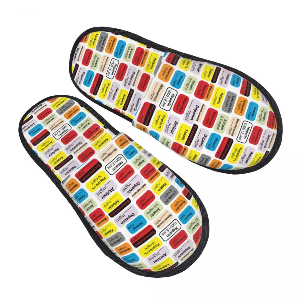 Anestesia Farmaci Medico Infermiera medica Pantofole da casa ospedaliera Morbida e calda Memory Foam Soffice pantofola Scarpe da esterno per interni