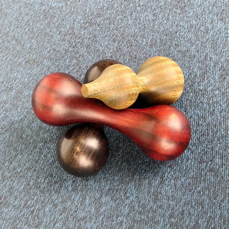 1 pz Legno Knucklebone Zucca Giocattoli di Decompressione Legno di Sandalo Mano Spinner Ansia EDC Alleviare Lo Stress Ruota Dito Osso Giroscopio Regalo