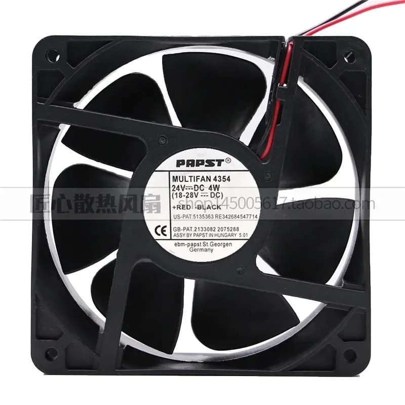 Original MULTIFAN 4354 DC 24V 4W 12038 12CM Inverter Axial Fan for Industrial Equipment Cooling