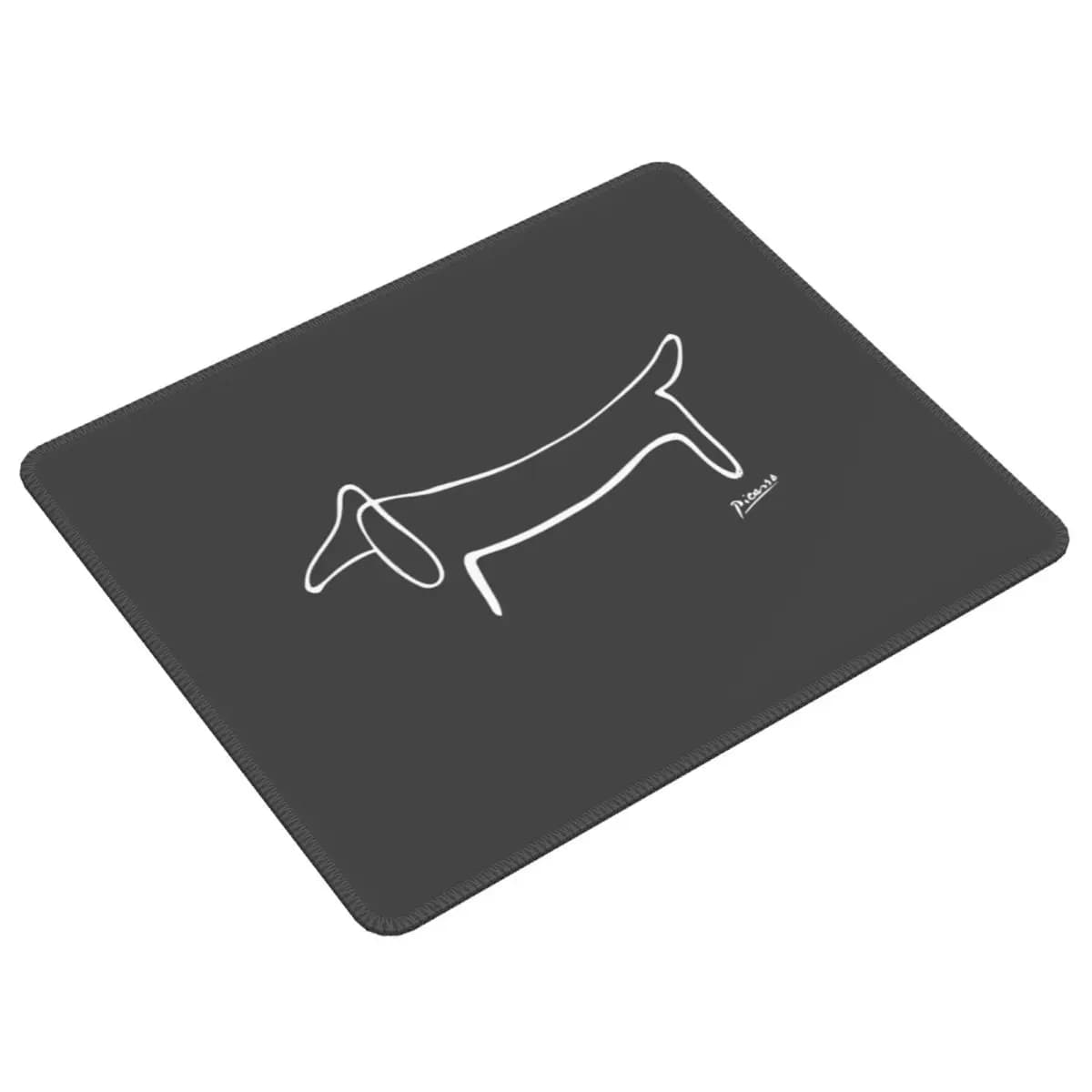 Pablo Picasso Wild Wiener Dog Bassotto Tappetino per mouse Tastiera per computer Tappetino per mouse Tappetino per scrivania per PC da gioco Tappetini per tavolo da ufficio