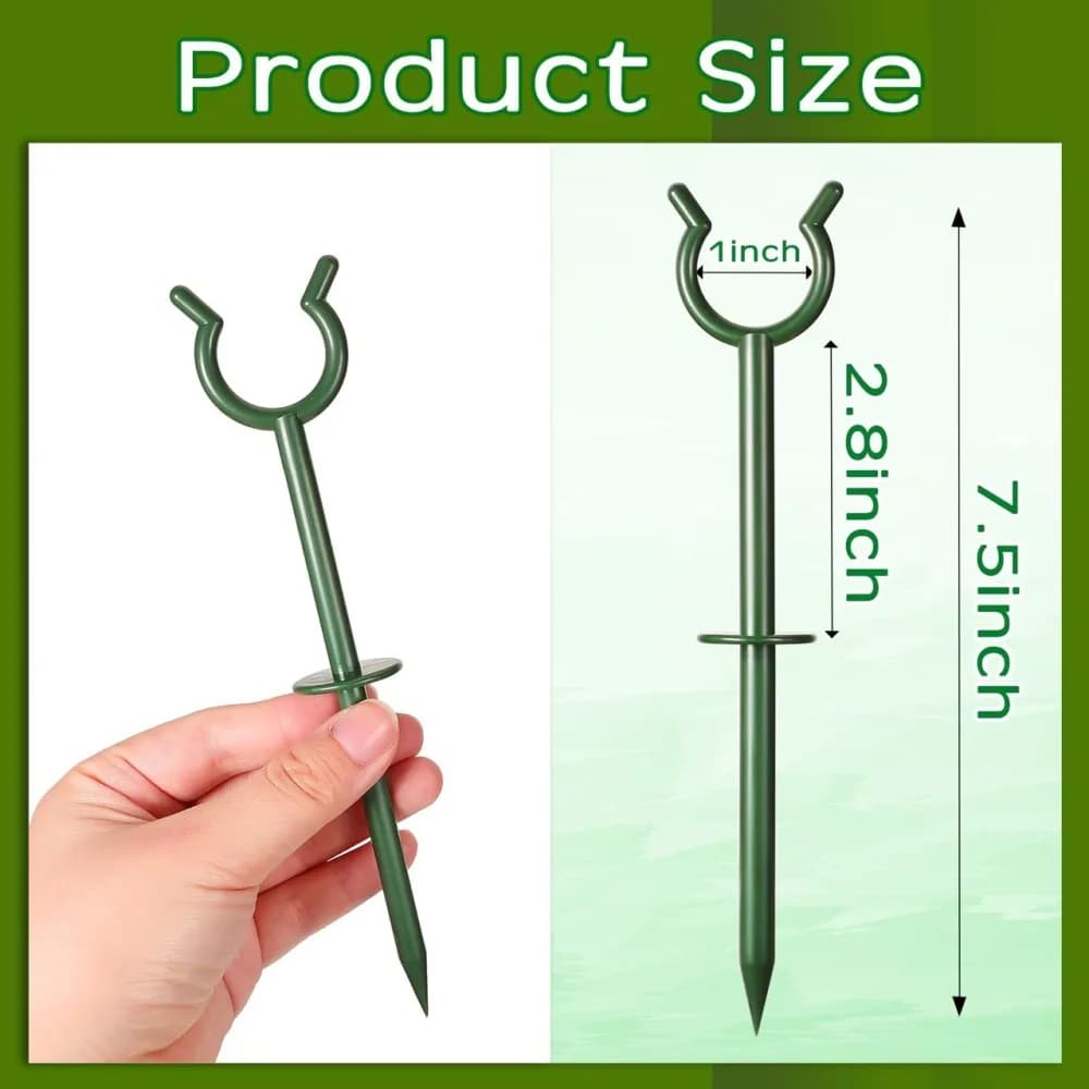 Garden Hose Support Spike Irrigation Pipe Guide Holder For Lawn Yard Watering Protection Gardening Maintenance Tool