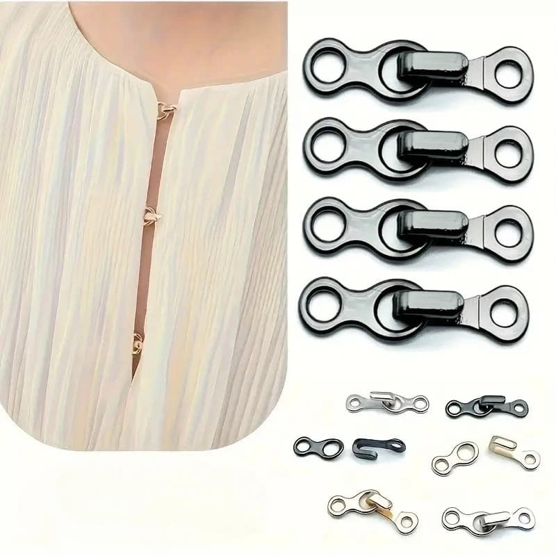 12 alloy hidden snaps for jackets, leather jackets, pants and suits; adjustable Chinese snaps; durable metal underwear snaps