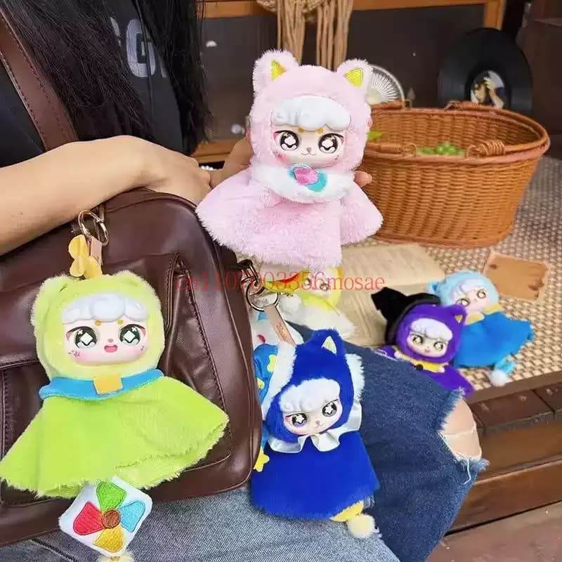 Meowt Ronomers Blind Box Anime Vinyl Face Plush Doll Bag Pendant Cute Mystery Box Collectible Toys For Backpack Decor Kids Gift