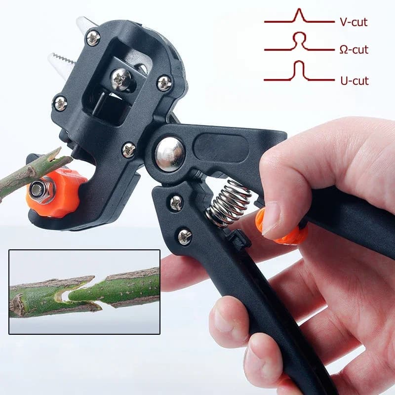 2 in1 pruning knife for garden grafting multifunctional scissors blades spare tool plant plant pruning fruit U V Omega grafting tool