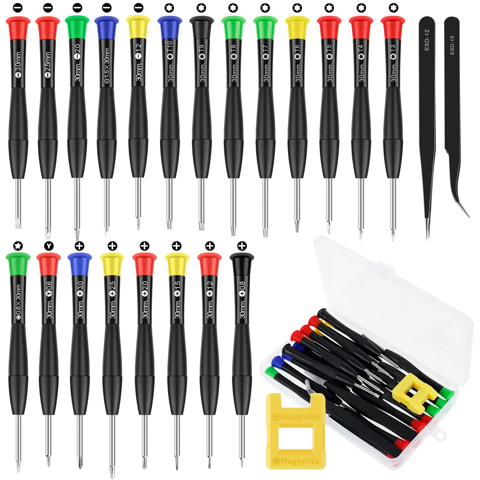Magnetic Screwdriver Set Pentagonal Head Screwdriver Non-slip Micro Screwdriver For Watch Eyeglasses Phone Repairing Hand Tool