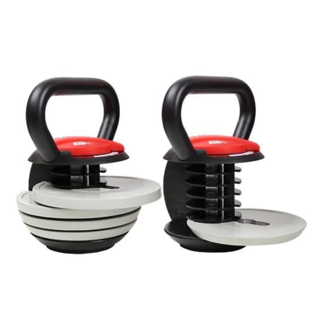 Kettlebell 18kg 40lb Hand weight set Kettlebell adjustable with free weights with plates Gym equipment for weight lifting exercises