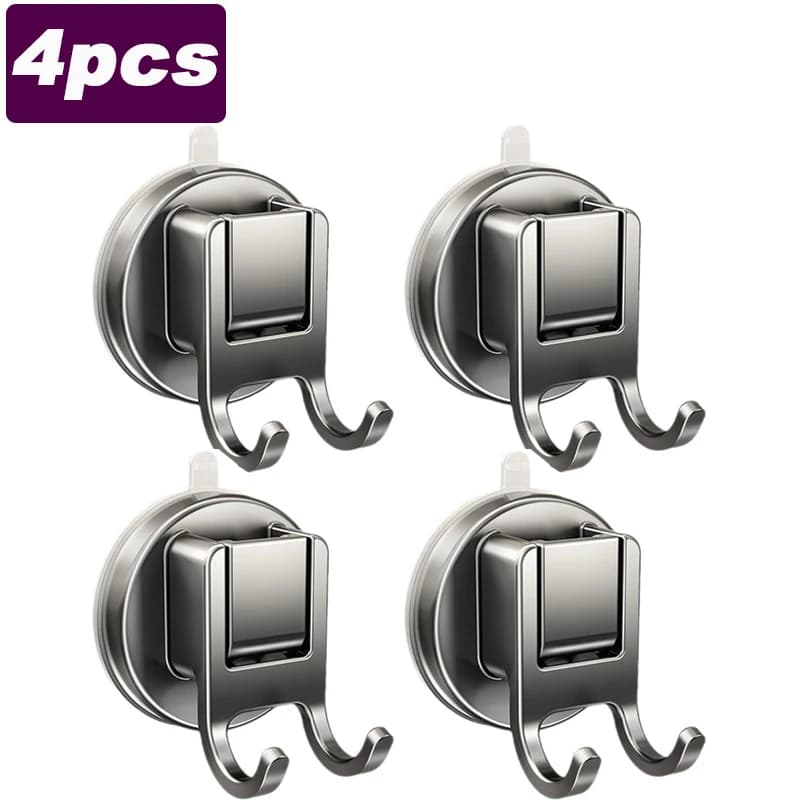 1/4 pezzi ganci a ventosa cucina impermeabile bagno accappatoio appendiabiti gancio da parete portachiavi borsa appendiabiti gancio organizzatore accessori