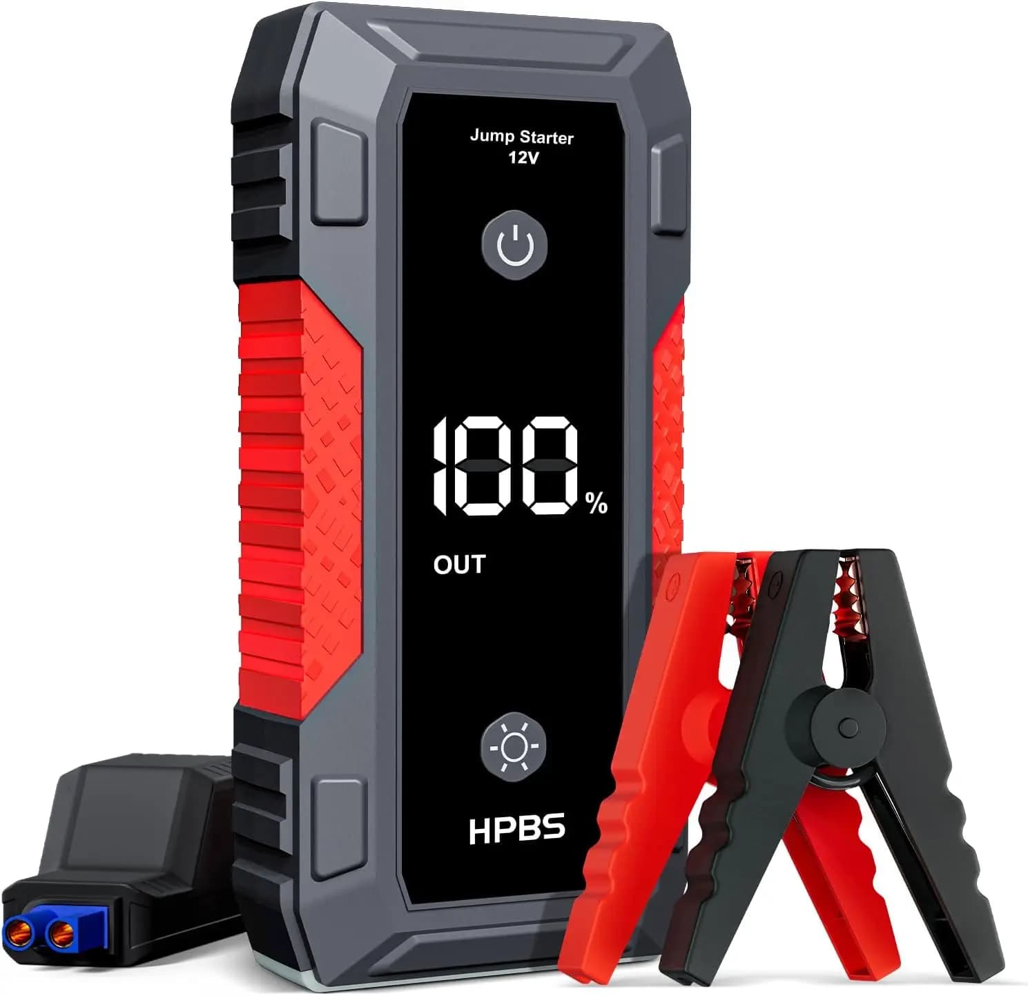 Avviatore di Emergenza 5000A per Motori a Benzina e Diesel, Avviatore Batteria Auto 12V con Display LCD