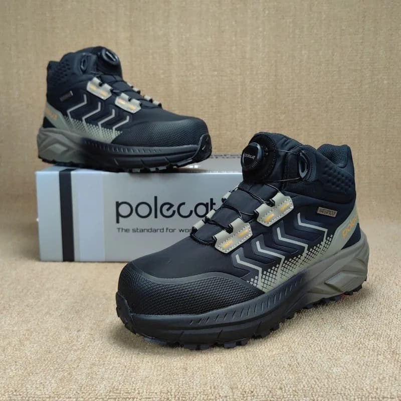Original Brand Comfortable Mid-Top Mountain Climbing Footwear Designer Quick Lacing Outdoor Hiking Shoe Mountaineering Boots