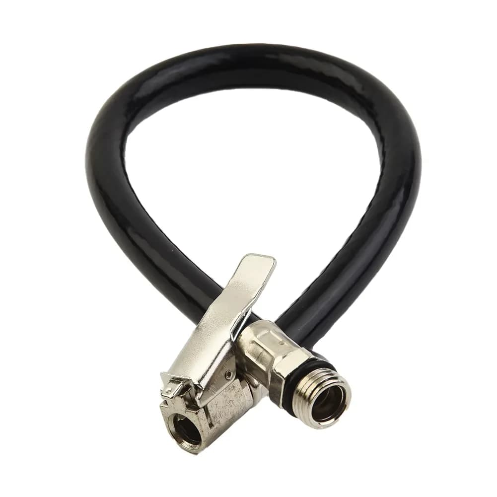 Gonfiatore per pneumatici a pressione per auto, tubo flessibile per pneumatici, manometro, connettore flessibile per pneumatici per automobili, aste gonfiabili veloci