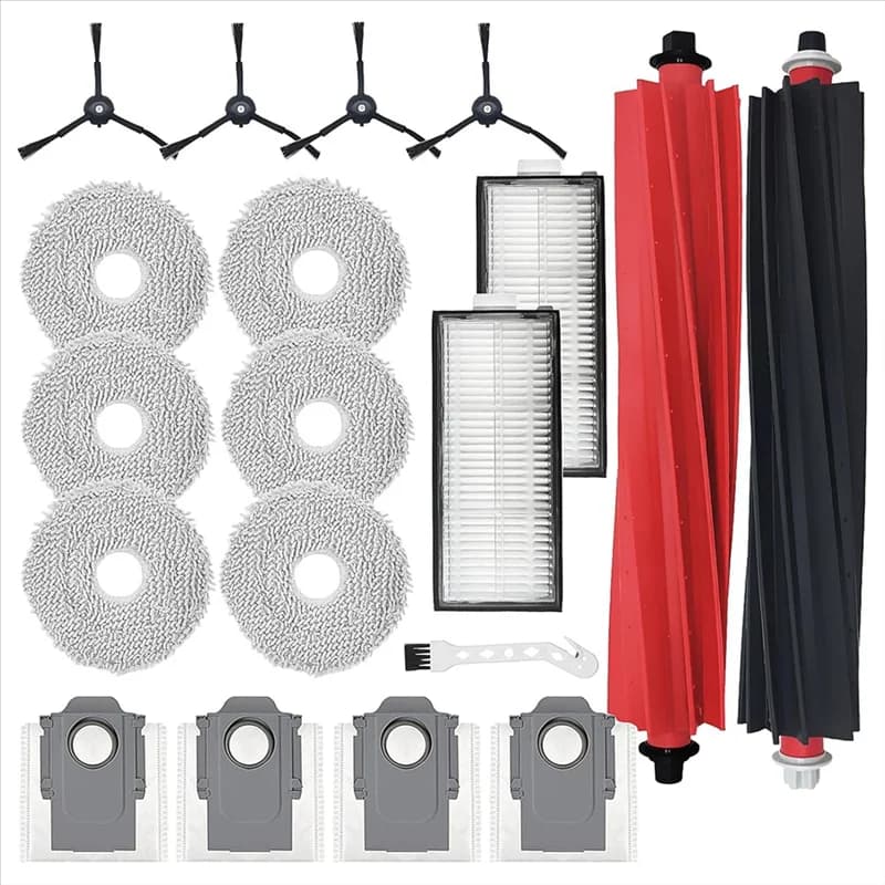 A50Q-Per Roborock Qrevo Master Aspirapolvere Spazzola laterale principale Filtro HEPA Mop Sacchetti per la polvere in tessuto Parti di ricambio