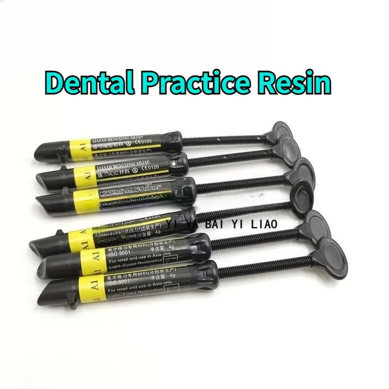 3 pcs/set oral materials practice resin instruments dental model practice tooth model interdental laboratory equipment teaching aids