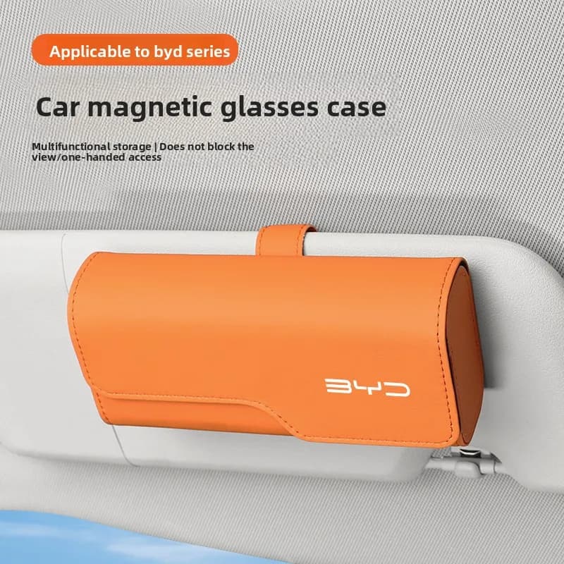 For BYD Qin L Song L Xia Seal Seagull Dolphin Destroyer 05 Sea Lion: Clip Sunglasses and Container Box