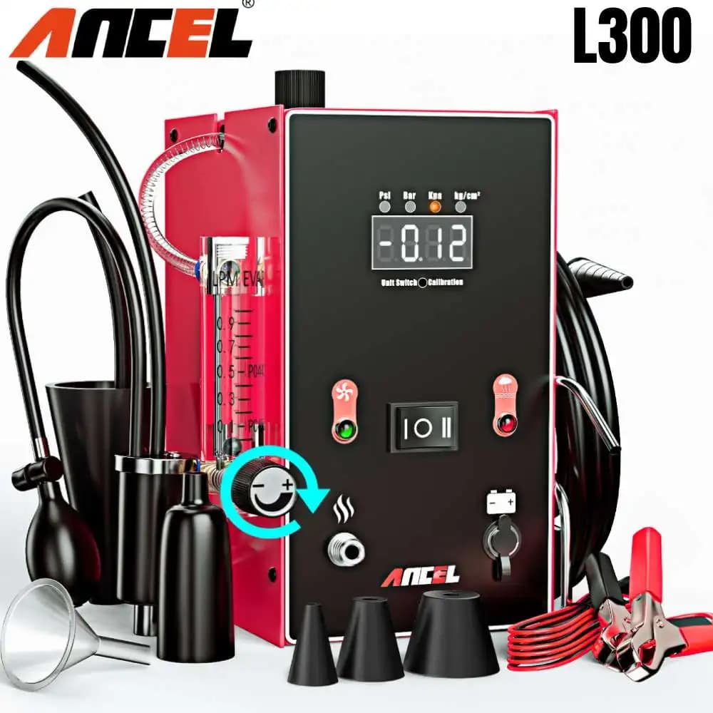 ANCEL L300 Car Smoking Machine Automotive Built-in air pump Vacuum leak detector Smoke tester Full system Evap Loss Diagnost