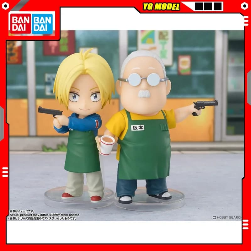 Bandai SAKAMOTO GIORNI Action Figures Modello Sakamoto Asakura Q-versione Active Figure congiunte Figuarts Mini Serie Doll Toy Originale