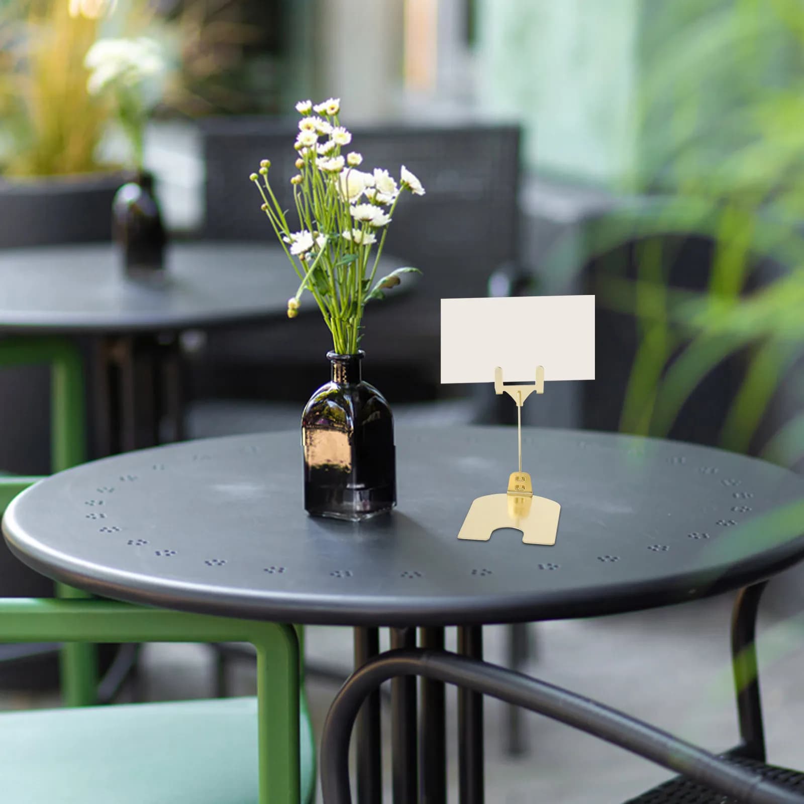 Set di 6 Supporti Versatili da Tavolo per Esposizione di Merci, Etichette Prezzi, Menu, Numeri di Tavolo, Espositori per Panetterie