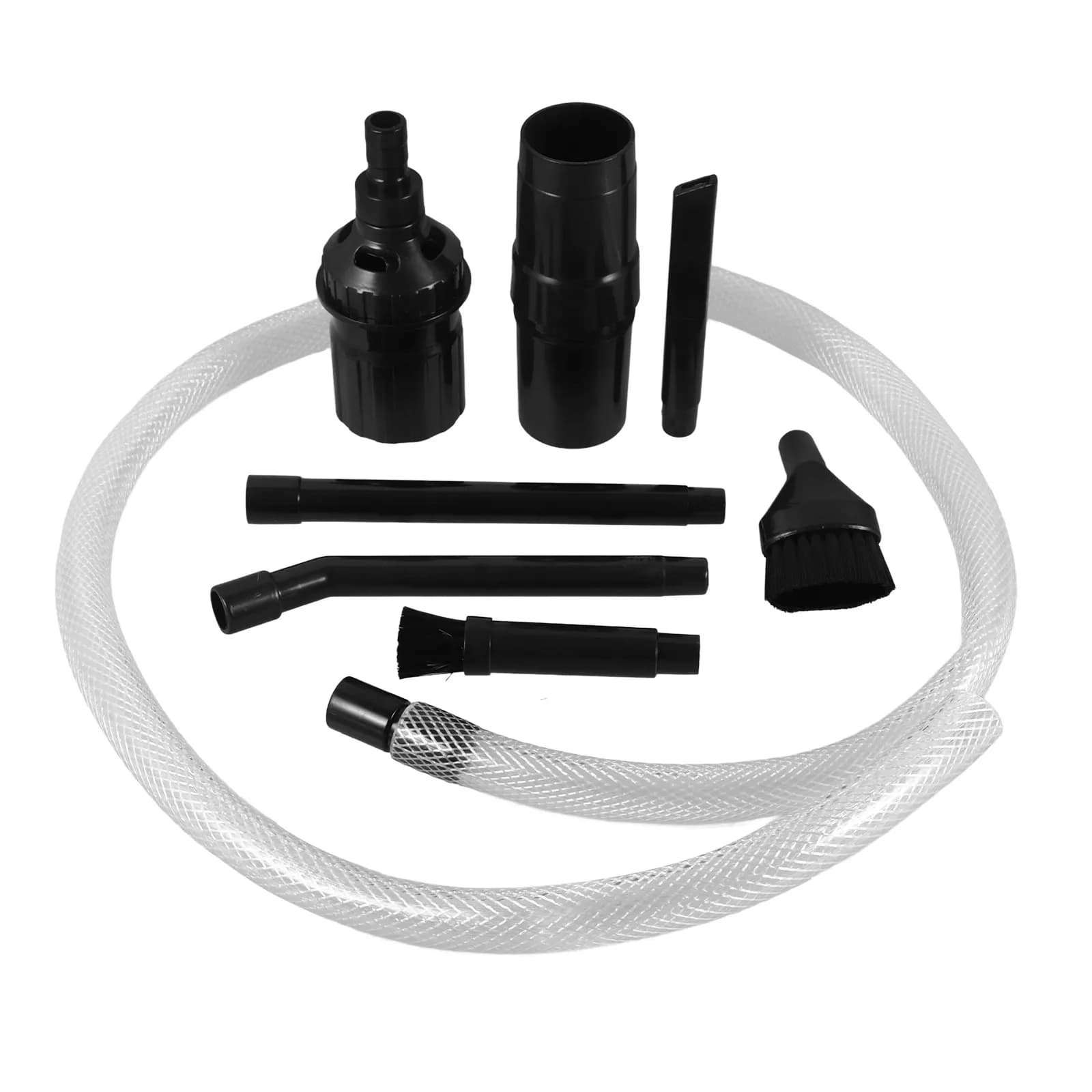 Set di Accessori per Aspirapolvere, Facile Installazione, Spazzole per Pulizia Auto e Superfici Multiple, Accessori per Aspirapolvere