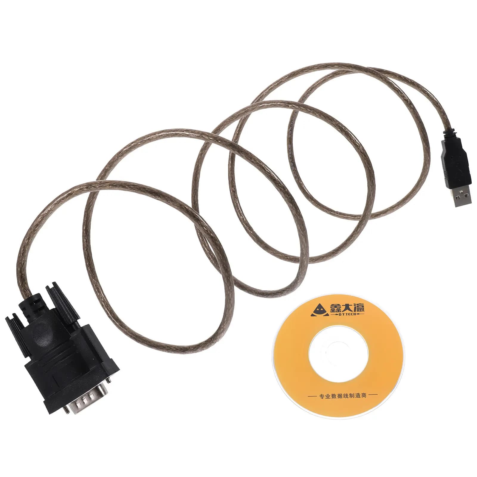 Cavo Seriale USB a COM 9 Pin Maschio-Femmina, Adattatore Plug and Play con Driver Integrato, Forte Anti-Interferenza, Lungo