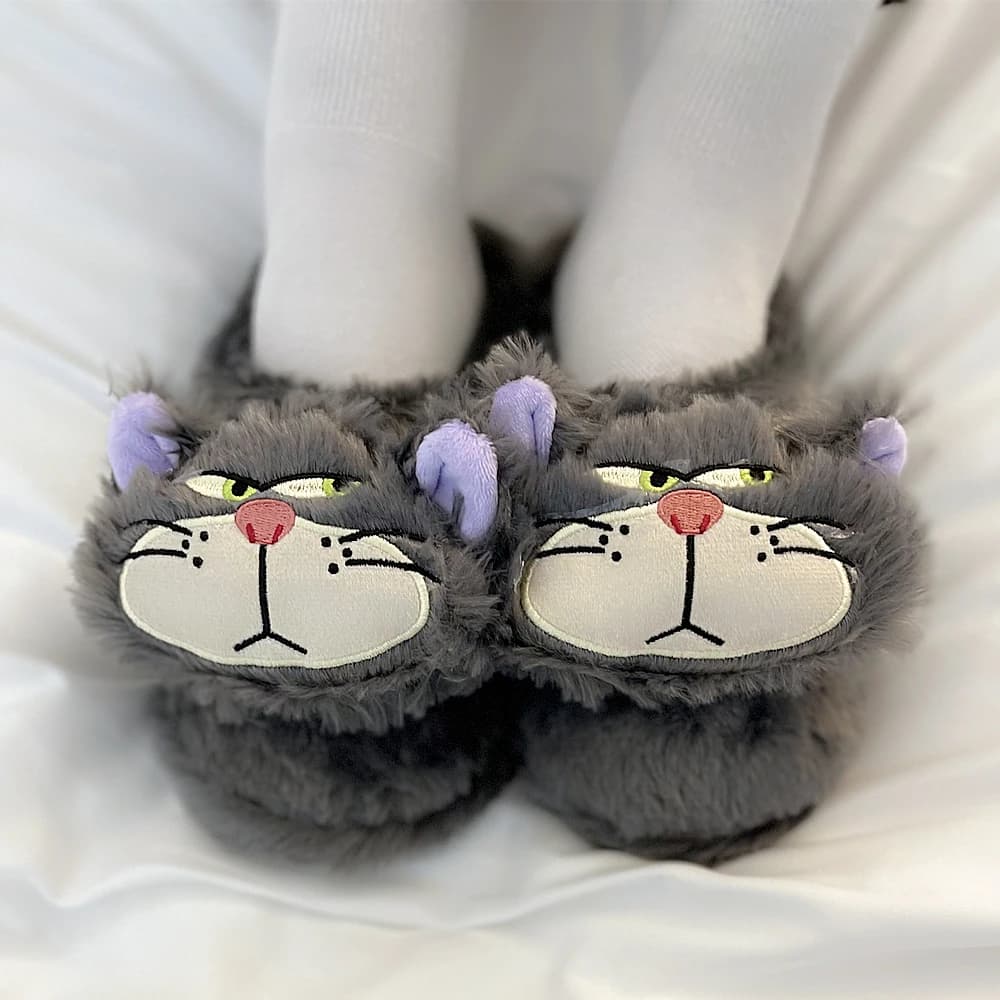Disney Nice slippers Lucifer Comfortable home shoes for interior Kawaii Cartoon Anime Shoes Birthday gifts for girl fall winter