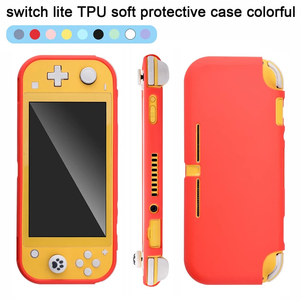 Custodia protettiva per Nintend switch lite Custodia protettiva morbida in TPU per Nintendo switch mini LITE Custodia morbida satinata a colori NS lite