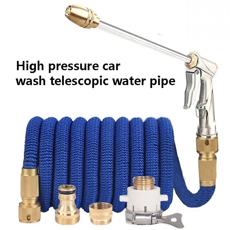 Flexible hose for triple telescopic water for self-washing Set of irrigation hoses for garden water irrigation system High-pressure water tank