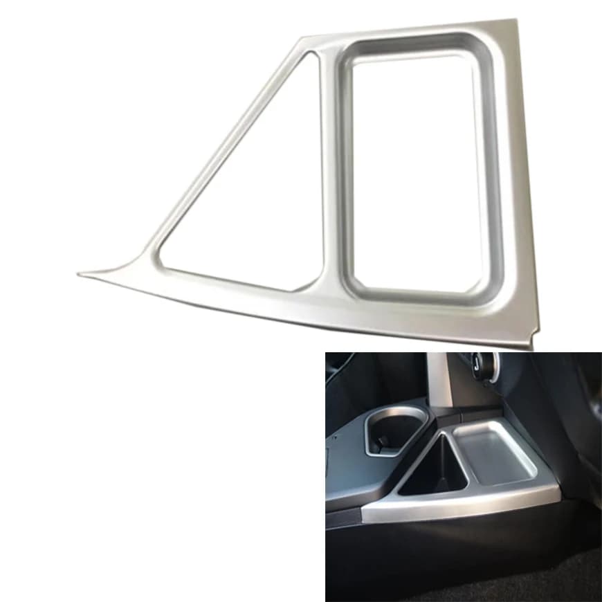 Auto Storage 1 pcs Cover Box Decoration trim ABS Chrome Front Quarter Lamp Panel Storage Cup For Toyota RAV4 2016 2017 2018