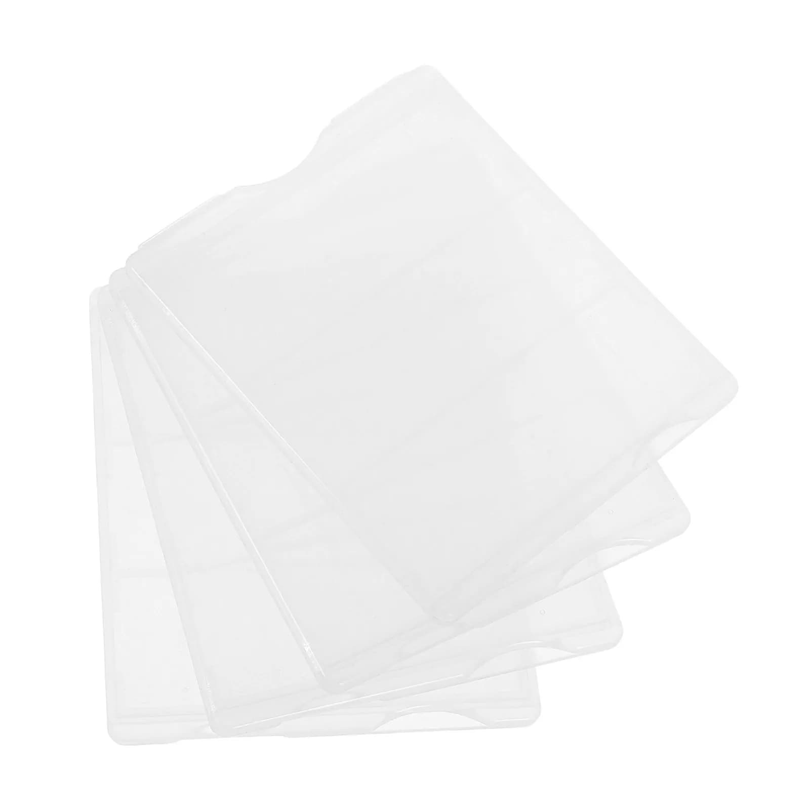 Scatole divisorie in plastica per microscopio da 4 pezzi, custodia per diapositive con contenitore portaoggetti