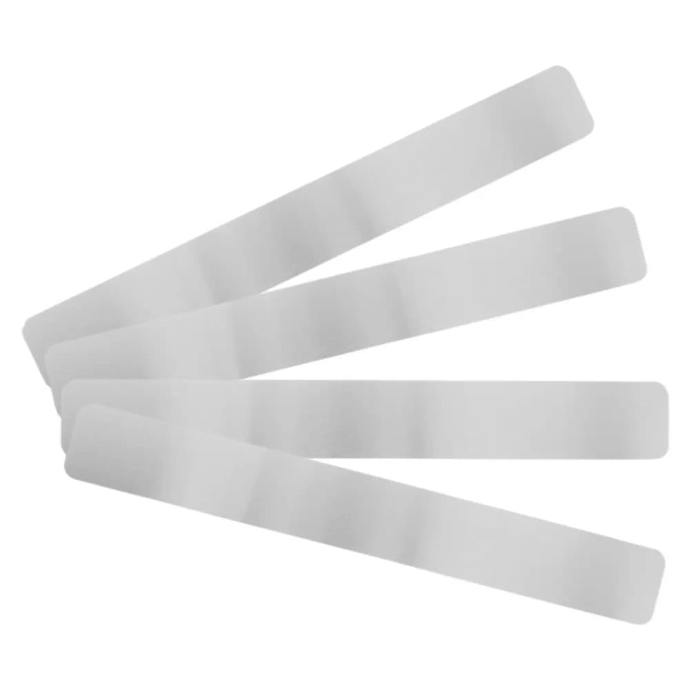 4 strisce di ferro per bacheca da parete 375x50mm con forte adesivo, strisce magnetiche in metallo per memo board per ufficio e camera da letto