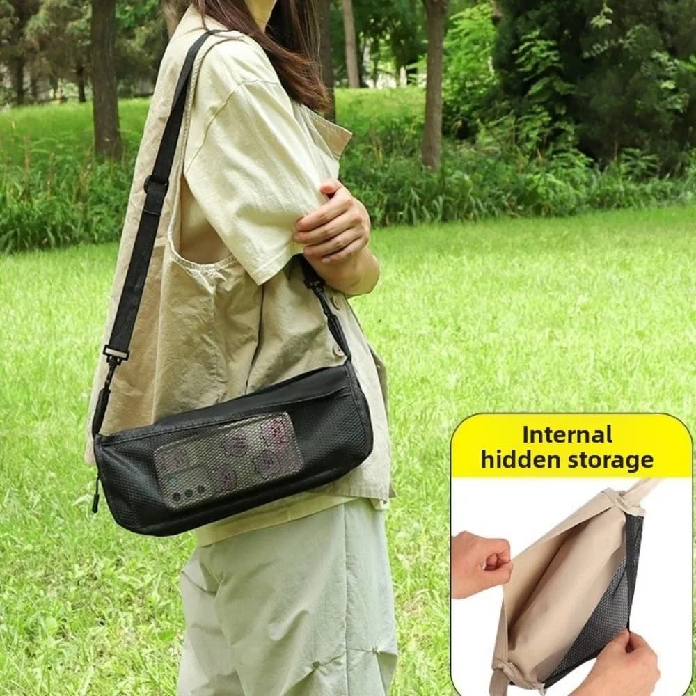 Wear-resistant Folding Backpack Stool Sturdy Crossbody Small Mazar Satchel With Side Storage Handbag style Folding Chair Picnic